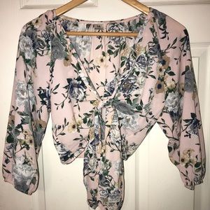 Floral crop top